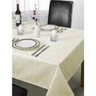 Green & Sons Table Cloth Chequers 70 X 108" Cream