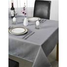Green & Sons Table Cloth Chequers 70 X 108" Silver