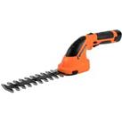 Yard Force 7.2V Cordless Edging Grass & Hedge Shear Set W Li-ion Battery And Charger -Orange &am