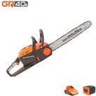 Yard Force 40V Cordless 35Cm Oregon Bar Chainsaw W/ Lithium-ion Battery And Charger - Orange & B