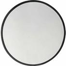 Crossland Grove Biggins Round Black Wall Mirror - 600 x 600mm