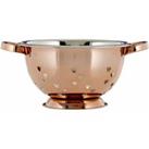 Premier Housewares Interiors by PH Stainless Steel Rose Gold Colander - Hearts Design