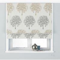 Paoletti Oakdale Blackout Roman Blind Polyester Silver (61X137Cm)