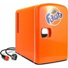 Koolatron Coca-Cola FA04 Fanta Portable 6 Can Thermoelectric Mini Fridge Cooler/Warmer - Orange