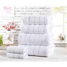 Rapport Home Furnishings Sandringham 450 gsm Towel Bale - 6 Piece - White
