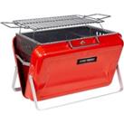 George Foreman GFPTBBQ1005R Go Anywhere Briefcase Charcoal Bbq - Red