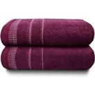 Rapport Home Furnishings Berkley Towel Bale - 2 Piece 450gsm - Mulberry