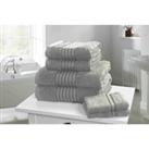 Rapport Home Furnishings Windsor 500gsm Towel Bale - 6-piece - Silver