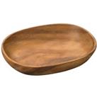 Interiors By Ph 5 Compartment Serving Dish Oval Shape Acacia Wood