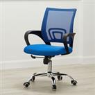 LPD Furniture Tate Mesh Office Chair Blue