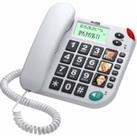 Maxcom Large Button Phone With Dual Caller ID & Photo Memory