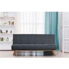 SleepOn Modern Fabric Sofa Bed 3 Seat Recliner - Coffee