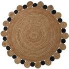 Interiors By Ph Large Natural And Black Jute Rug