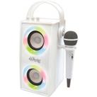 Lexibook Iparty Bluetooth Speakers With Mic & Lights Effects - White