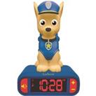 Lexibook Paw Patrol Chase Childrens Clock With Night Light