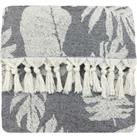 Furn Tropics Hamman Style Cotton Bath Towel Black