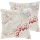 Linen House Sansa Polyester Filled Cushions Twin Pack Cotton Multi