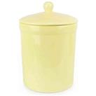 All-Green Portland Ceramic Compost Caddy - Pale Yellow