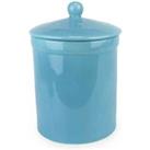 All-Green Portland Ceramic Compost Caddy - Teal Blue