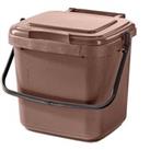 All-Green 7L Kitchen Compost Caddy - Brown