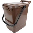 All-Green 23L Kerbside Recycling/Compost Caddy - Brown