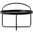 Crossland Grove Melton Coffee Table Black 65 X 65 X 50Cm
