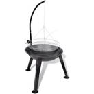 vidaXL BBQ Stand Charcoal Barbecue Hang Round