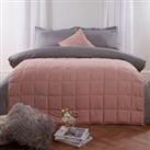Brentfords Weighted Blanket Quilted Blush Pink 125 X 180 Cm 6Kg