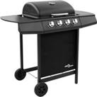 vidaXL Gas BBQ Grill With 4 Burners Black (fr/Be/It/UK/Nl Only)