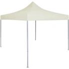 vidaXL Professional Folding Party Tent 2x2 M Steel Cream