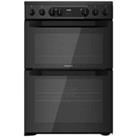 Hotpoint Hdm67V9Cmb UK Electric Ceramic Double Cooker - Black