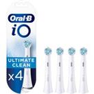 Oral B Oral-b iO Ultimate Clean White Electric Toothbrush Heads - Pack Of 4