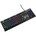 Surefire Kingpin X2 Multimedia Metal RGB Gaming Keyboard Qwerty Us English Black