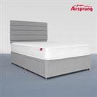 Airsprung Small Double Hybrid Mattress With 2 Drawer Silver Divan