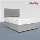 Airsprung Small Double Pocket 800 Memory Mattress With 4 Drawer Silver Divan