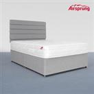 Airsprung Small Double Pocket 1200 Ortho Mattress With Silver Divan