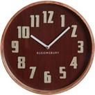 Interiors by PH Red Grain Small Wall Clock