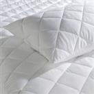 Ezysleep Soft Quilted 2 Pillow & Small Double Mattress Protector Set