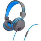 JLab Jbuddies Studio Kids Wired Headphones - Grey Blue
