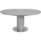 FURNITURE LINK Delta Grey Round Extending Table 1200 - 1600mm