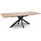 FURNITURE LINK Manhattan Ext Table 1800mm - 2200mm - Oak