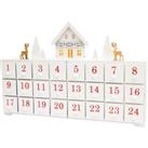 St Helens Christmas White Wooden Advent Calendar