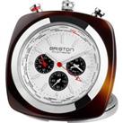 Briston Clubmaster Travel Alarm Clock - Tort Acetate White Dial