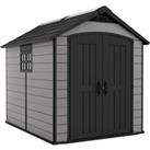 Keter Premier 7.5' x 9' Shed - Grey