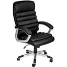 TecTake Paul Synthetic Leather Office Chair - Black