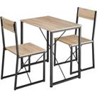TecTake Margate Dining Table And Chairs Set - Light Brown