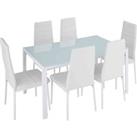 TecTake Brandenburg Dining Table And 6 Chairs Set