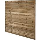 Forest Garden 1.8m x 1.8m Pressure Treated Decorative Flat Top Fence Panel