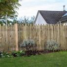 Forest Garden 6ft x 3ft (1.83m x 0.9m) Pressure Treated Contemporary Picket Fence Panel