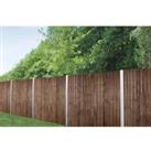 Forest Garden 6ft x 5'6Ft (1.83m x 1.68m) Pressure Treated Brown Pressure Treated Closedboard Fence 